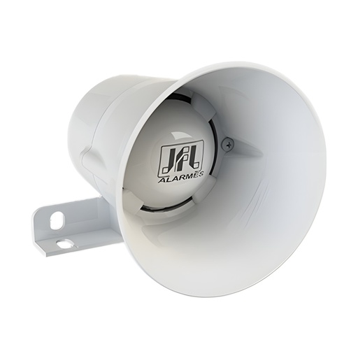 Sirena Intrusión Cableado Piezoelectrica 110dB Blanco