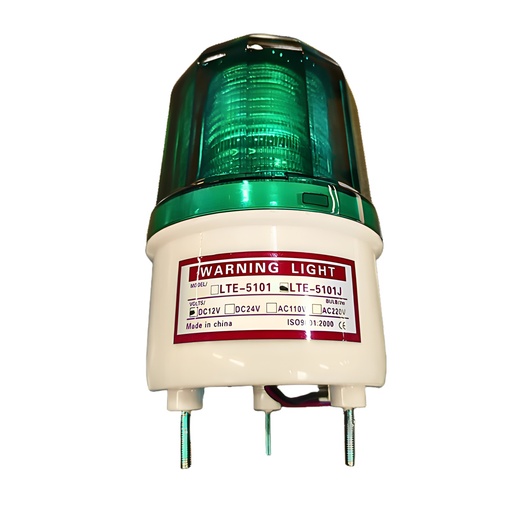 Baliza LED Color Verde 12V