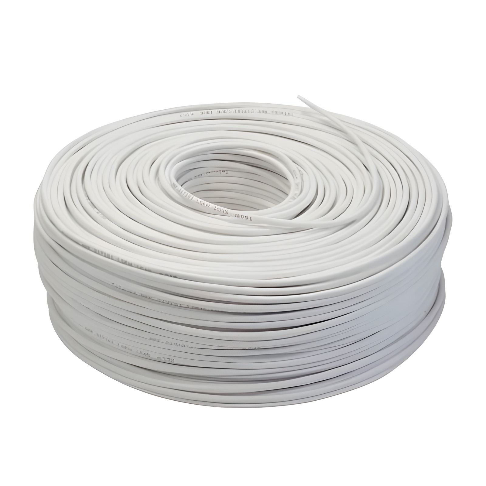 Cable De Alarma 5 Hilos 0.50mm 100m Blanco