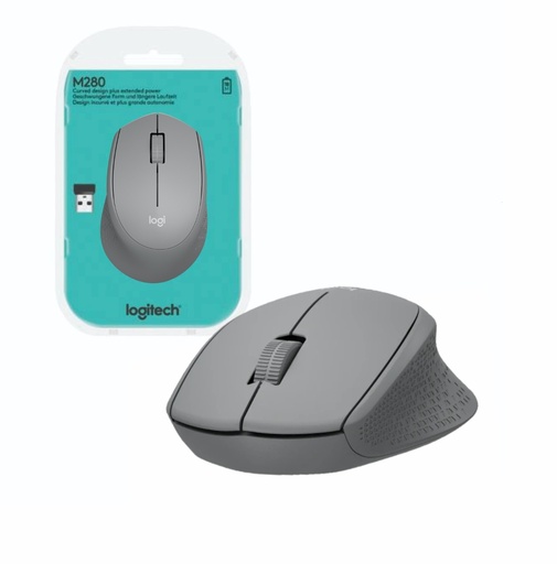 Mouse Inalámbrico 2.4GHZ 1000DPI Gris