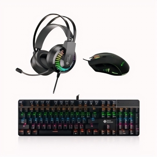 Combo Teclado Mouse Y Auriculares Gamer