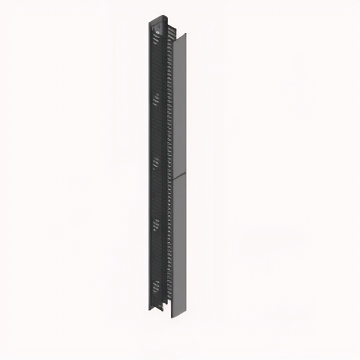 Organizador De Cables Vertical 22U Plástico Con Tapa