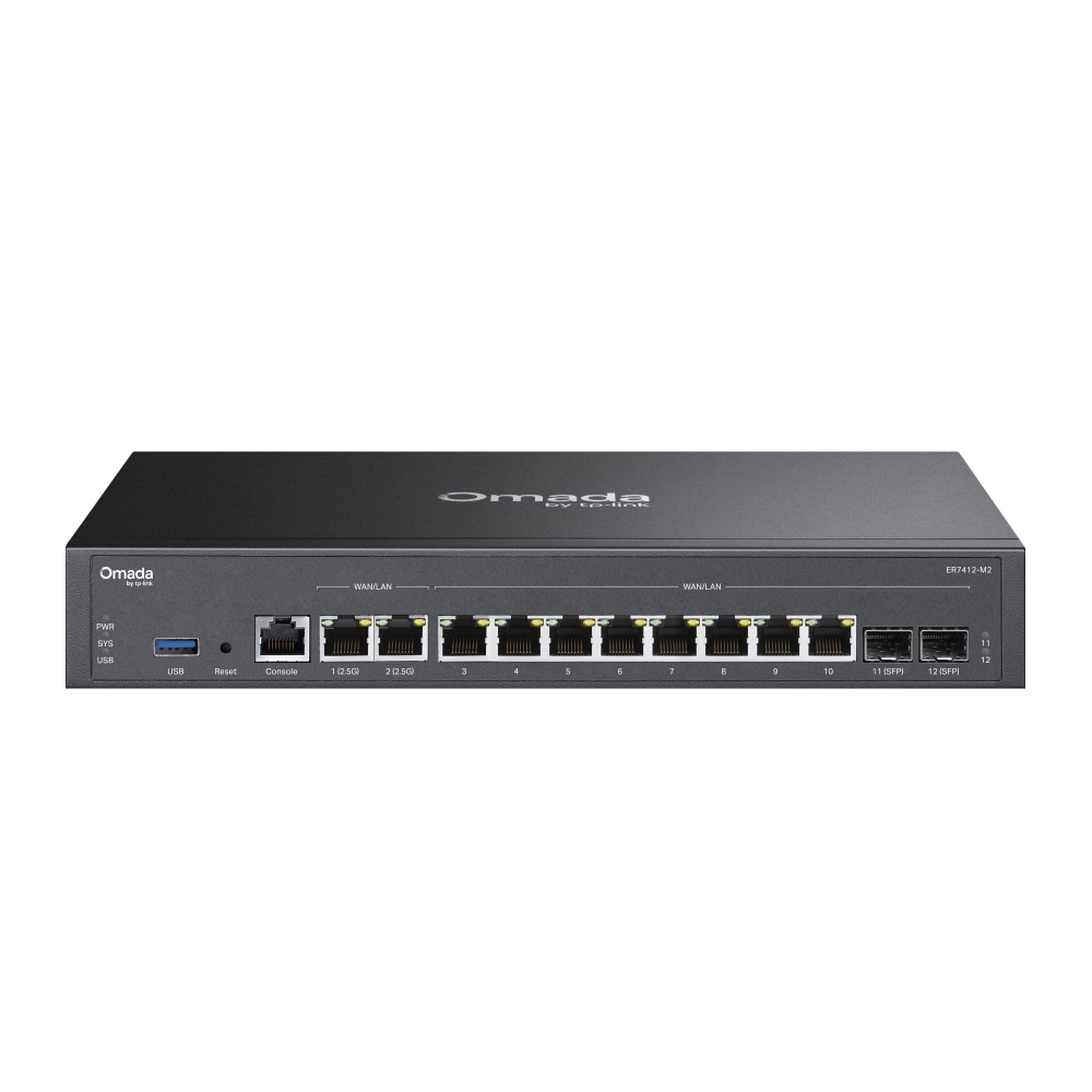 Router Cableado TP-LINK ER7412-M2 | VPN, Multi-Gigabit, Omada