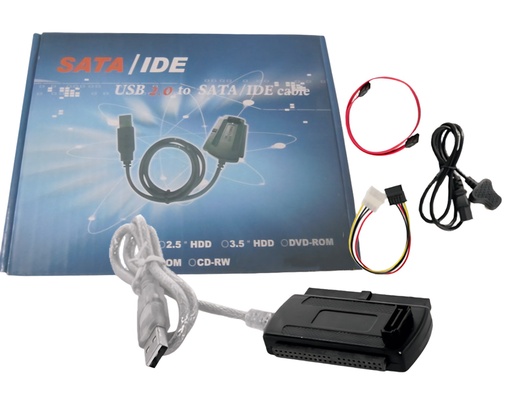Adaptador USB a SATA / IDE 2.5'' / 3.5''