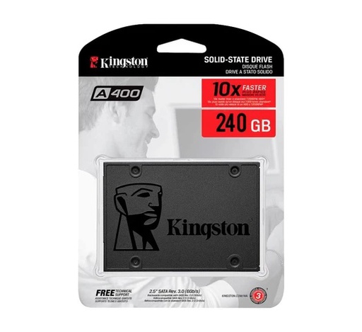 [SA400S37/240G] DISCO ESTADO SOLIDO SSD 240GB - KINGSTON
