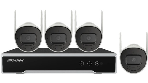 [NK42W0H(D)] KIT NVR 4 CAMARAS WIFI H265