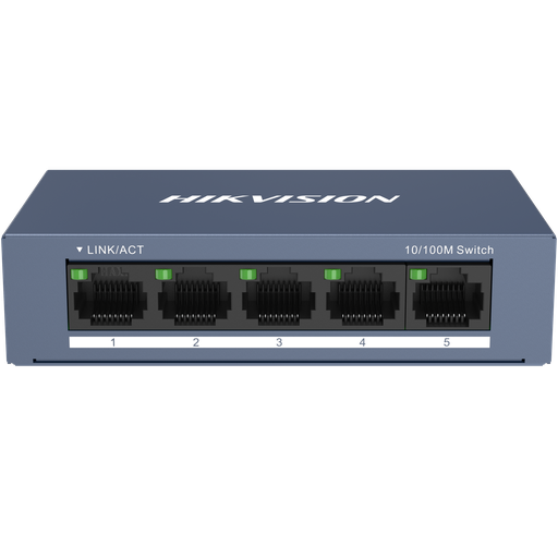 [DS-3E0105-O] SWITCH 5 BOCAS 10/100MB METALICO