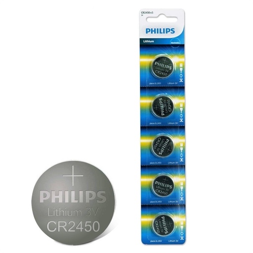 Pila De Litio 3V Cr2450 X 5 Unidades
