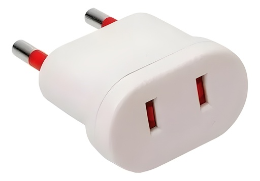 Adaptador De Enchufe Schuko A Ficha Americana