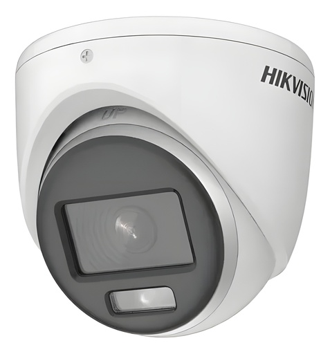 Cámara HD Analógica Torreta Exterior 2MP 2.8mm Luz Blanca 20m 0.001Lux