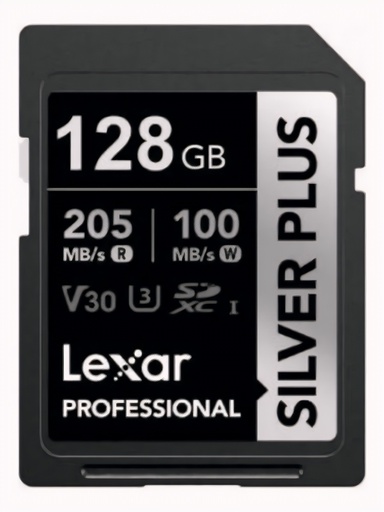 Memoria SD 128GB Clase 10 U3 V30 205MB/s 100MB/s