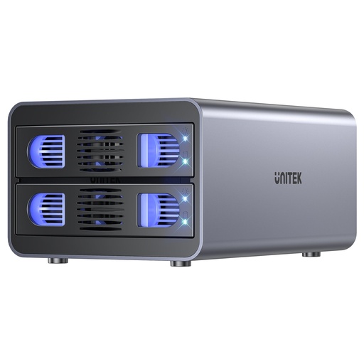 Disco Externo HDD 40TB 2 Bahías SATA USB-C 10Gbps