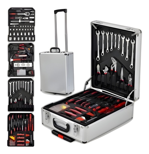 Caja De Herramientas Con Accesorios Y Carrito