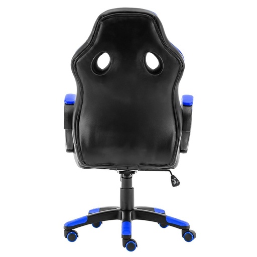 Silla De Oficina Negro Pu Reposabrazos Reclinable 120kg