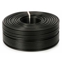 Cable Coaxial RG59 Siamés Interior 100m Vivo Cobre Malla CCA 80% Forro PVC