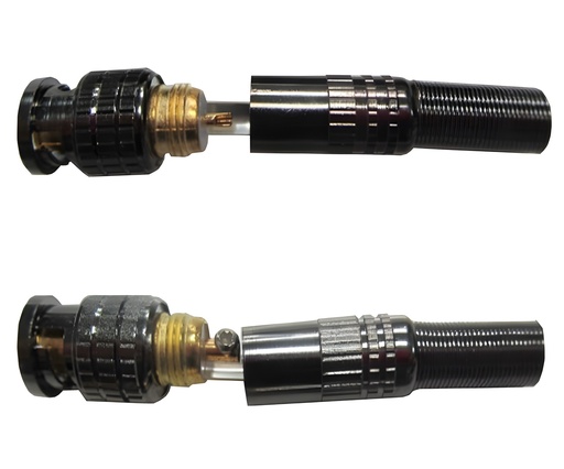 Conector Bnc Metálico Para Cable Coaxial