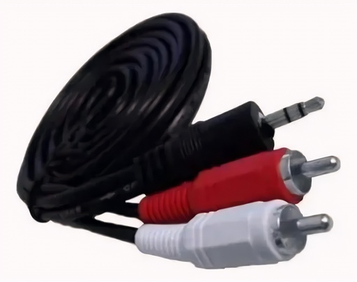 Cable Audio Conector (3.5mm) Extremos (M/M) Longitud (1.8m)